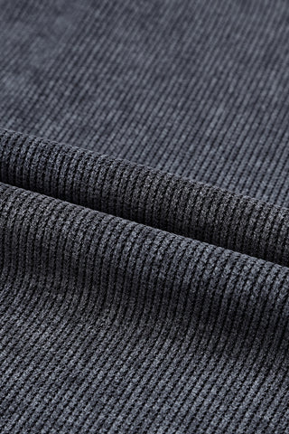 Heart Round Neck Dropped Shoulder Sweatshirt