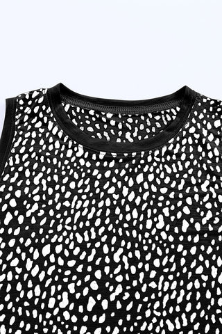 Printed Round Neck Tank