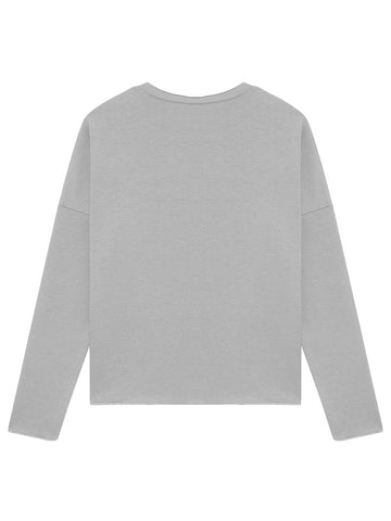 Full Size Graphic Round Neck Dropped Shoulder Sweatshirt