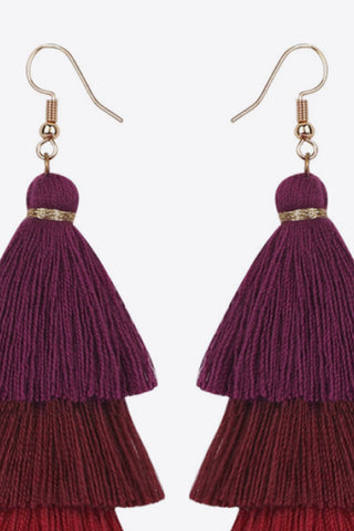 Layered Tassel Earrings