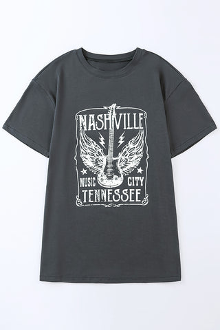 NASHVILLE MUSIC CITY TENNESSEE Graphic T-Shirt